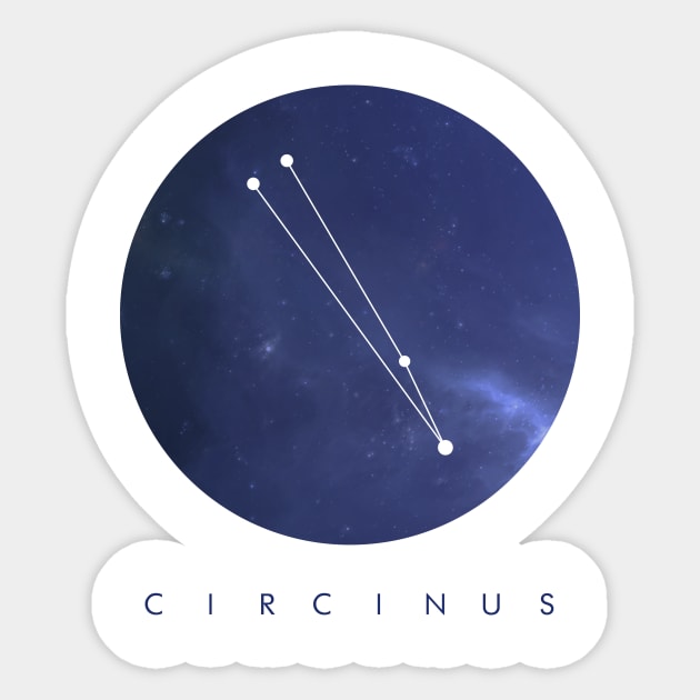 Circinus Constellation Sticker by clothespin